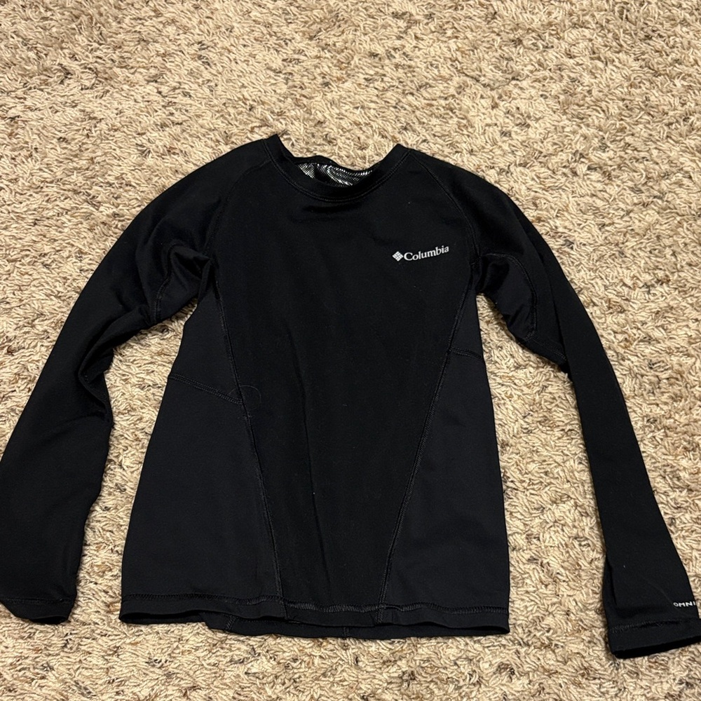 Columbia Black Performance Long Sleeve Top